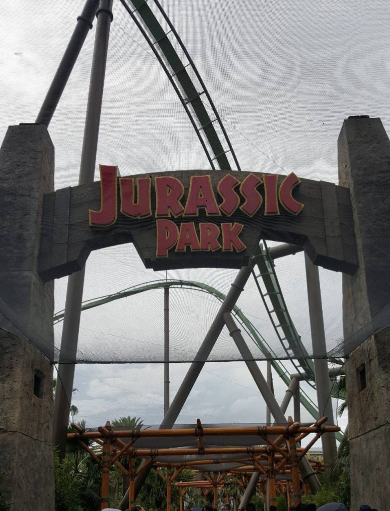 The Flying Dinosaur Entrance at Universal Studio Japan 