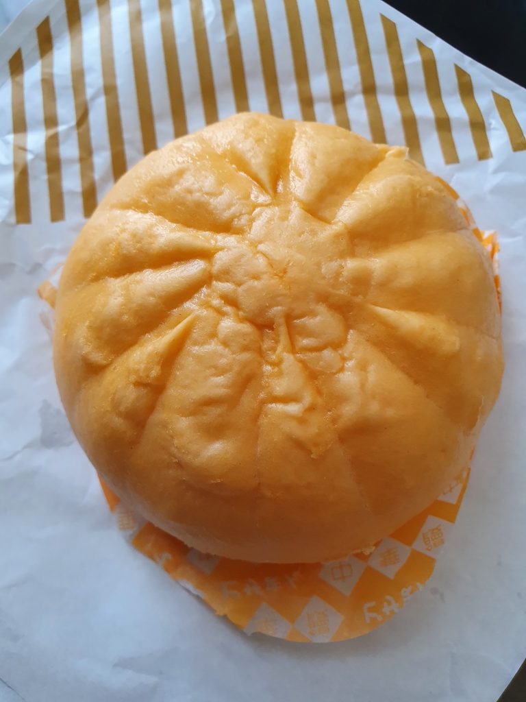 The cheese and tomato bun when fresh A cheese and tomato dumpling 1 of 8 Foods and Snacks from Lawsons 2020