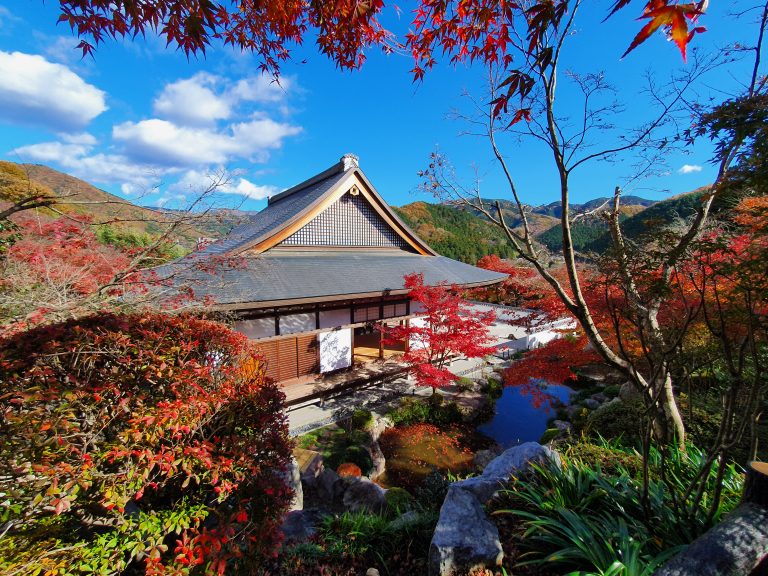A distance shot of Hotokuji Temple